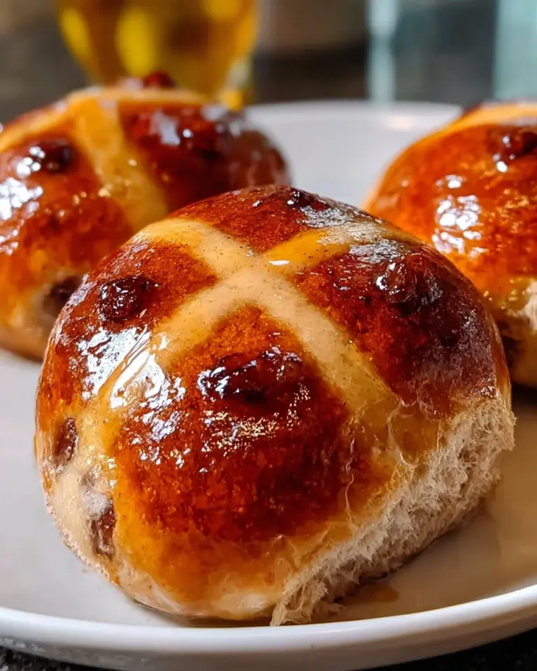 Golden Apple Hot Cross Buns