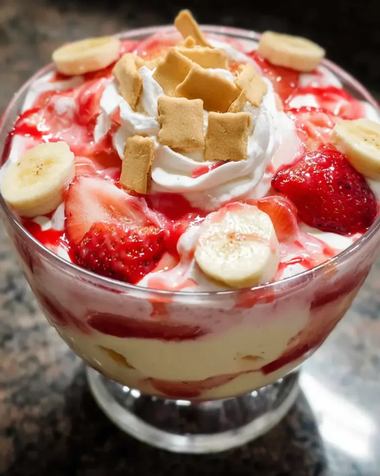 Strawberry Banana Pudding