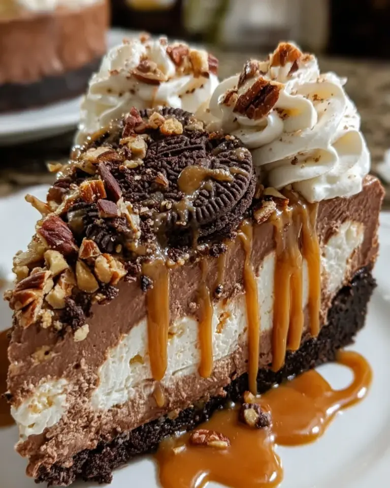 No-Bake German Chocolate Cheesecake