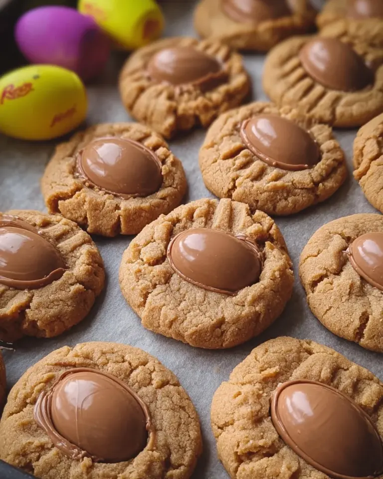 Reese’s Egg Peanut Butter Cookies