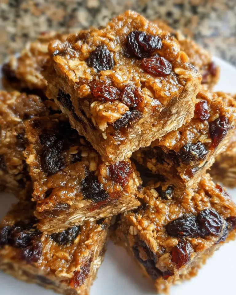 Oatmeal Raisin Bars