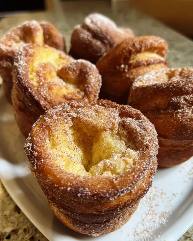 Churro Sourdough Popovers