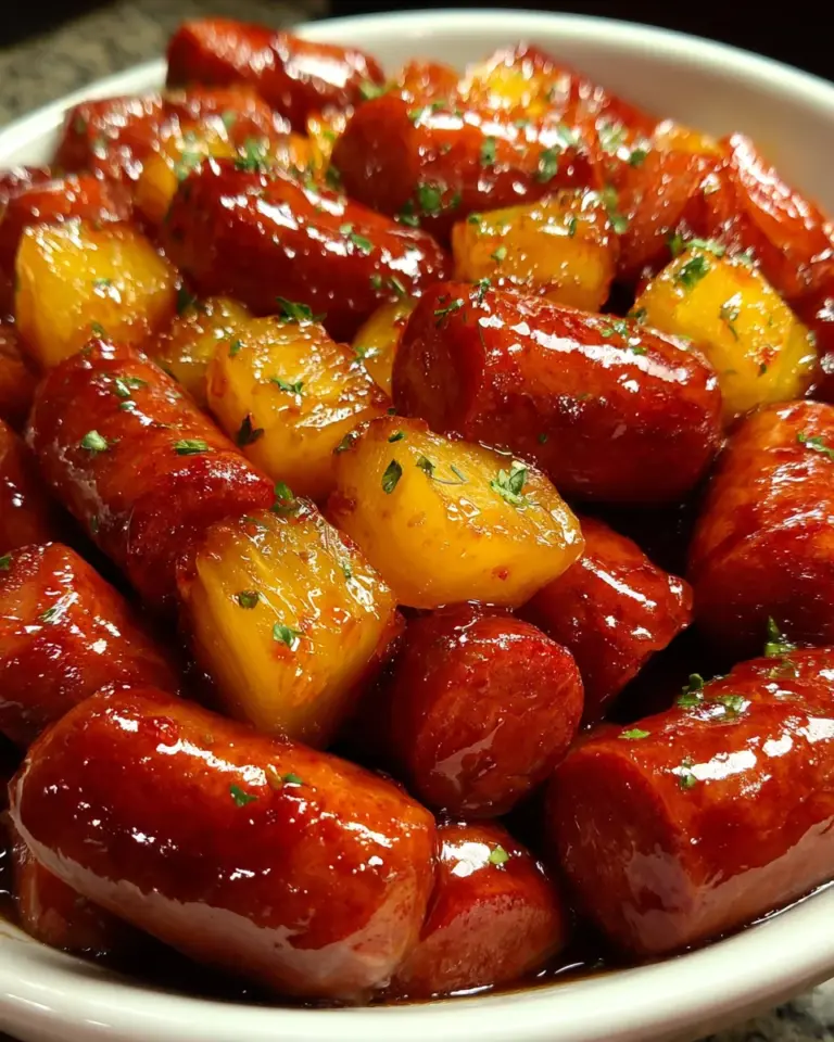 Pineapple Brown Sugar Mississippi Lil’ Smokies Bites