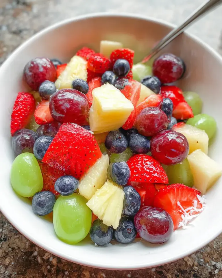 Pina Colada Fruit Salad