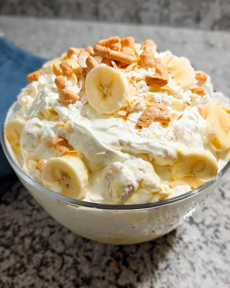 Banana Pudding Fluff Salad