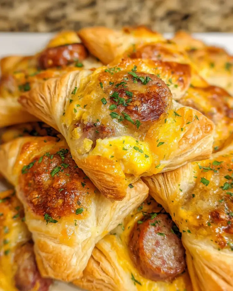 Sausage, Egg & Cheese Breakfast Puffs make mornings delightful!