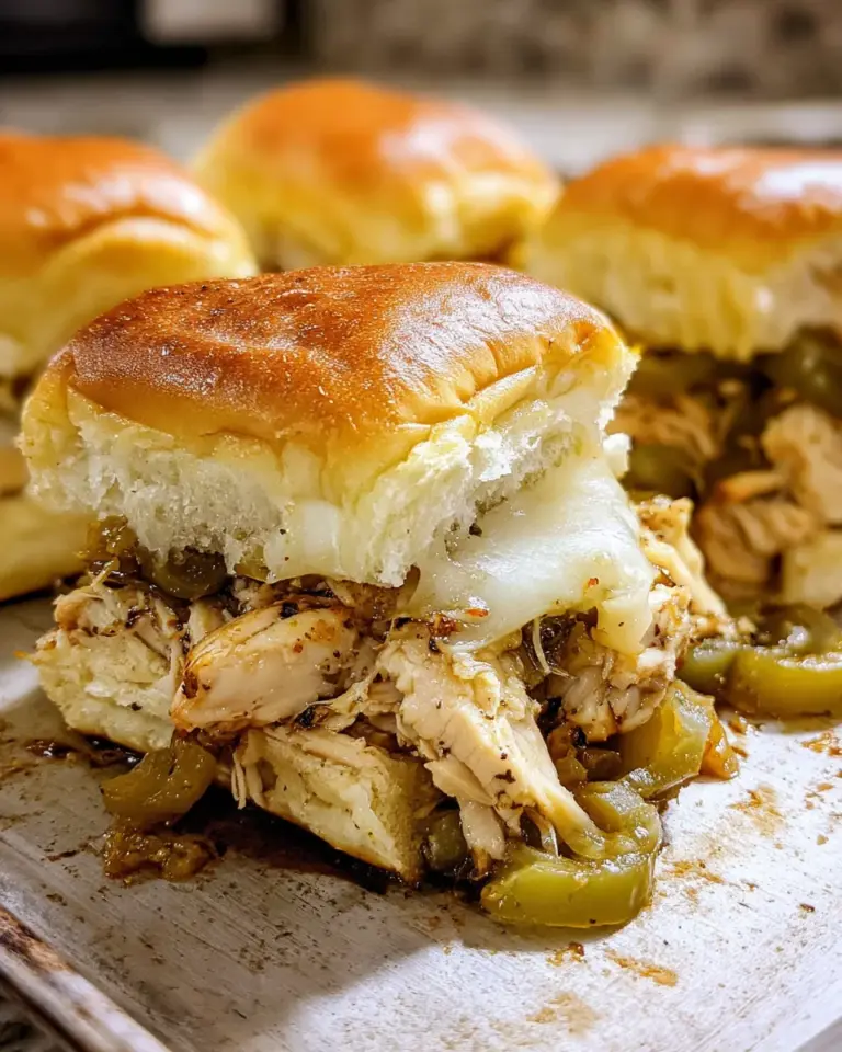 Chicken Philly Sliders