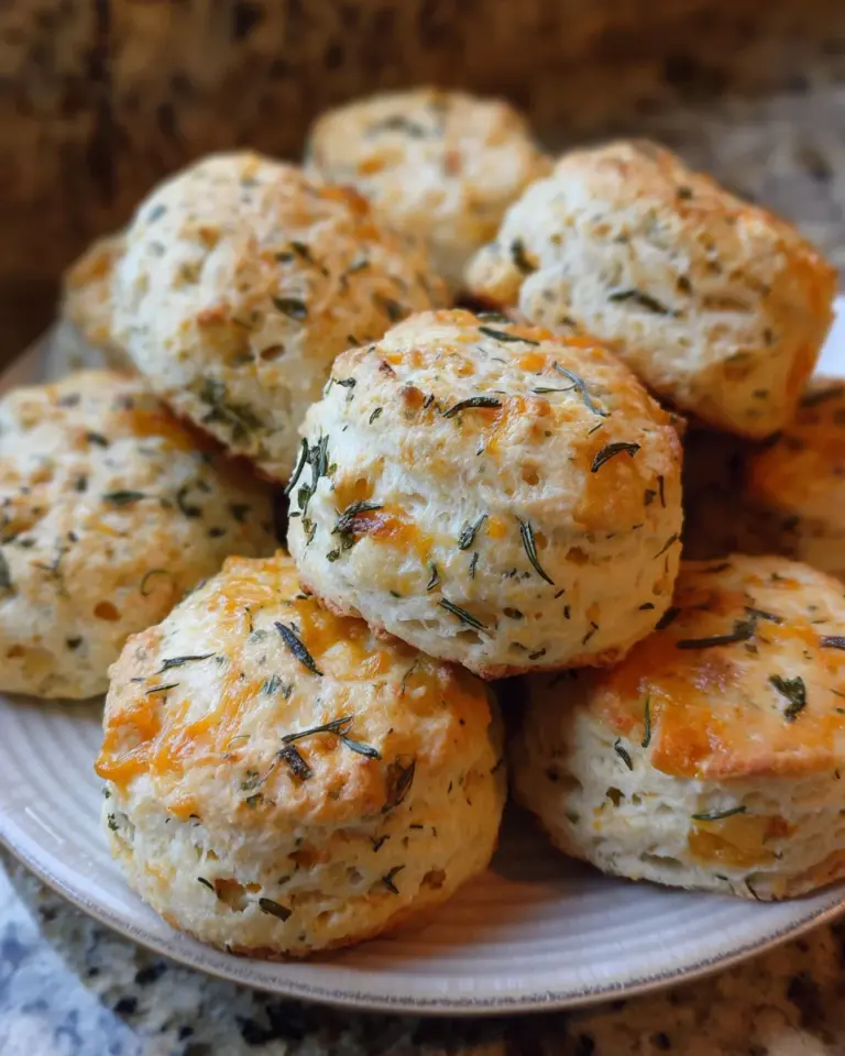 Garlic and Herb Sourdough Biscuits