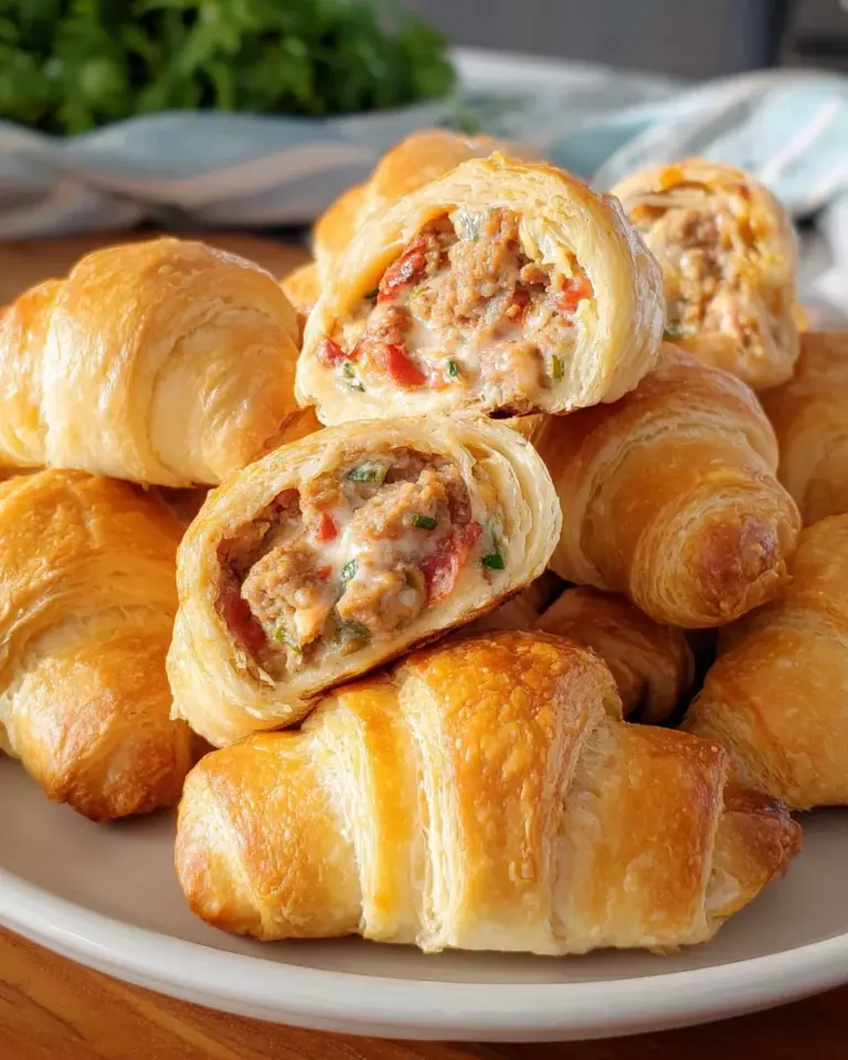 Sausage Cream Cheese Crescent Rolls