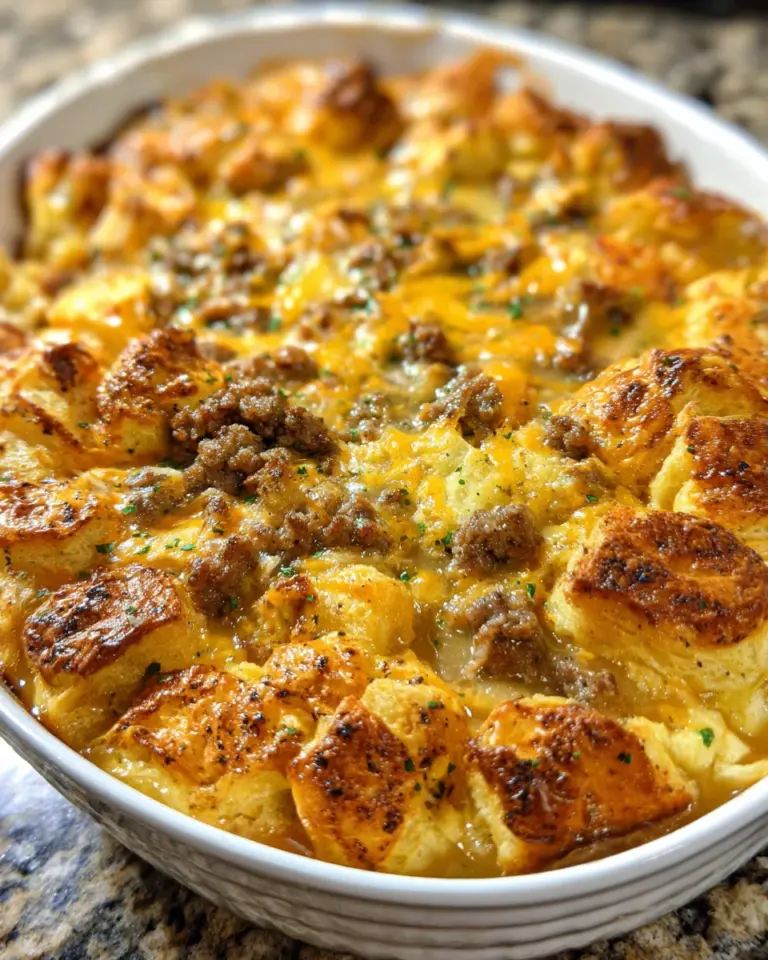 Croissant Bake Breakfast Casserole