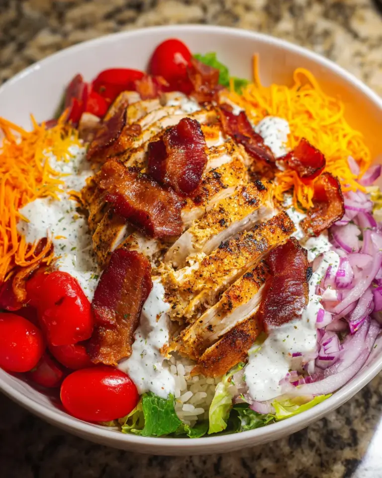 Chicken Bacon Ranch Bowl