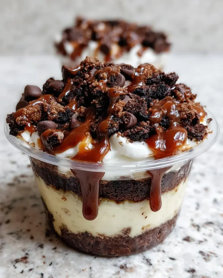 Loaded Brownie Cheesecake Cup