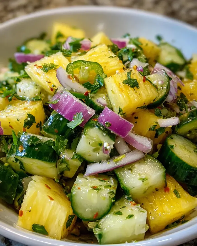 Pineapple Cucumber Salad: Refresh Your Summer Meals!