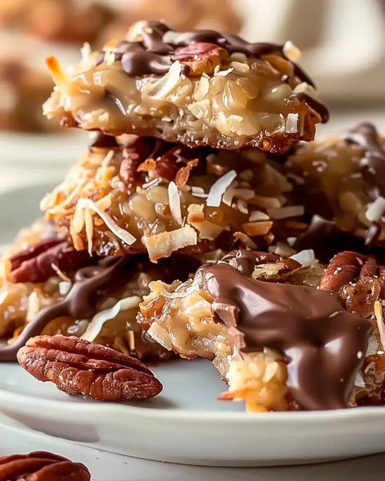 No-Bake Coconut Pecan Praline Clusters