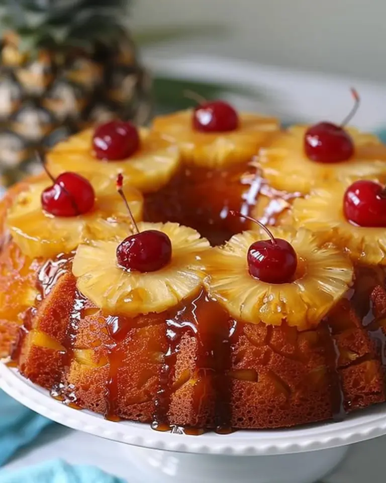 Pineapple Upside Down Bundt Cake: A Delicious Twist!