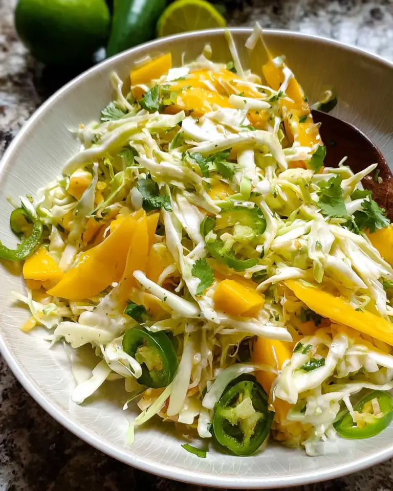 Mango Coleslaw: A Refreshing Twist on Classic Salad