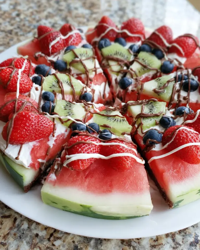 Watermelon Pizza: A Fun, Refreshing Dessert Recipe!