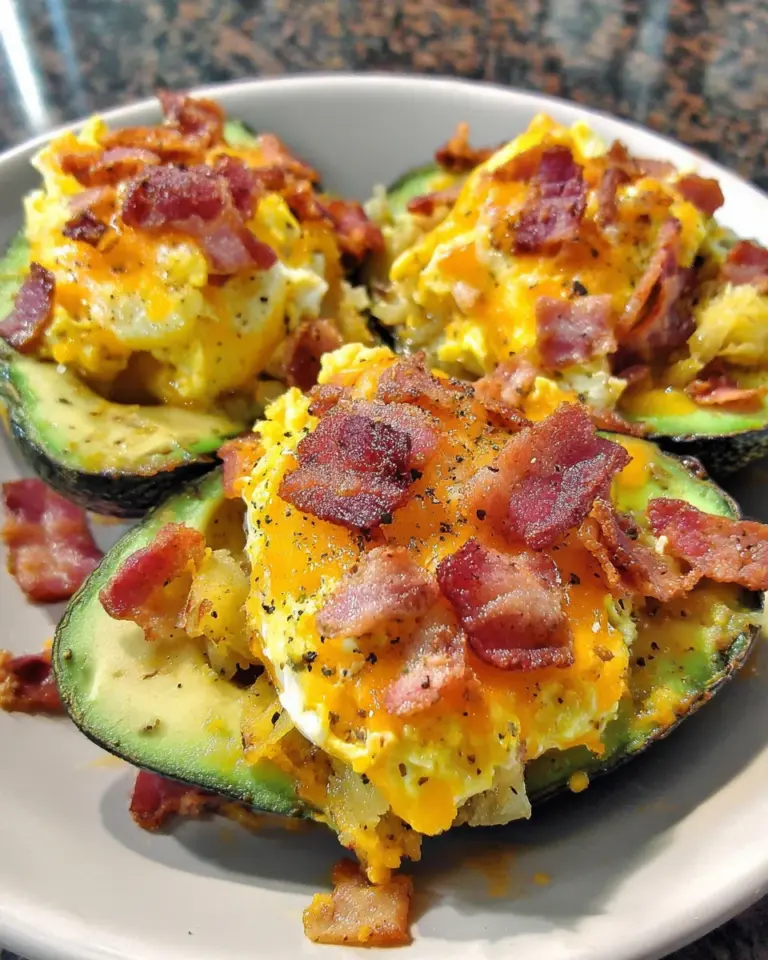 Breakfast Stuffed Avocados