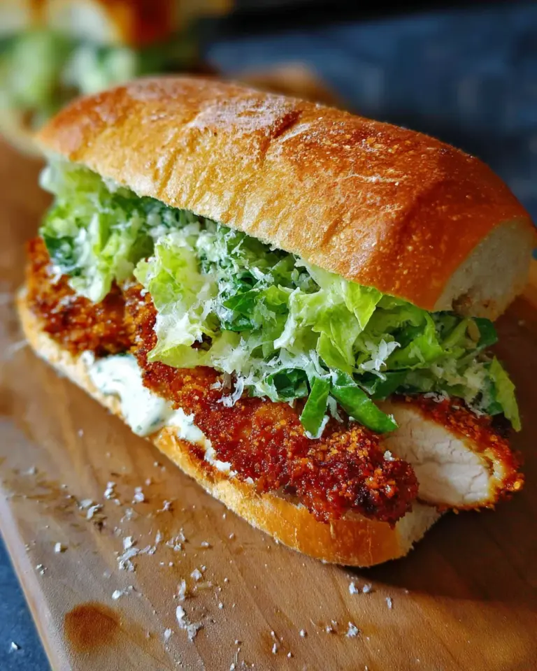 Crunchy Chicken Caesar Sandwich