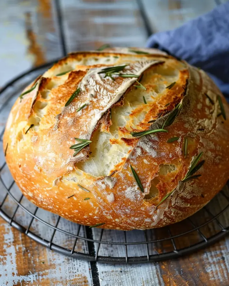 Aromatic Rosemary Sourdough Bread
