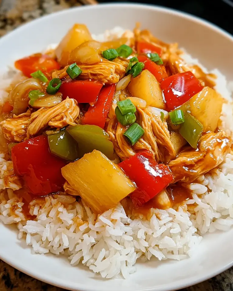 Slow Cook Pineapple Chicken: A Tasty Dinner Delight!