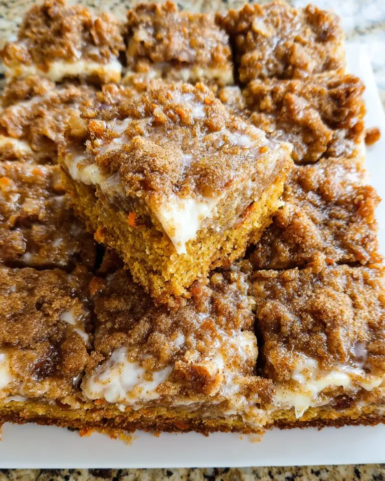 Carrot Cake Coffee Cake with Cream Cheese Filling