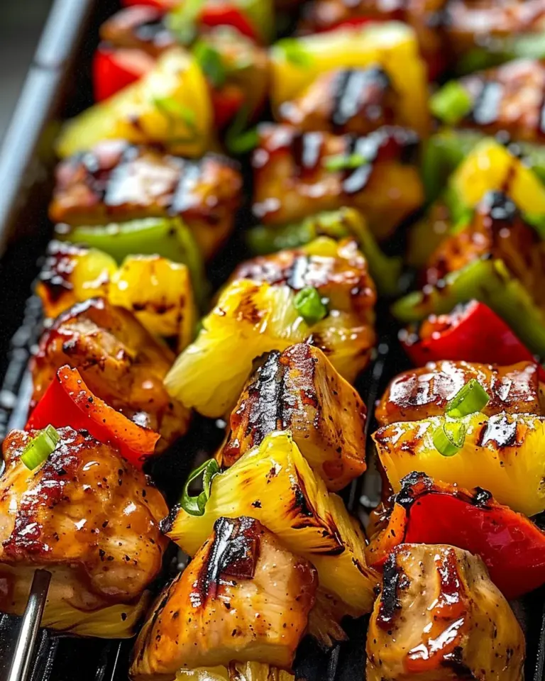 Pineapple Chicken Kabobs