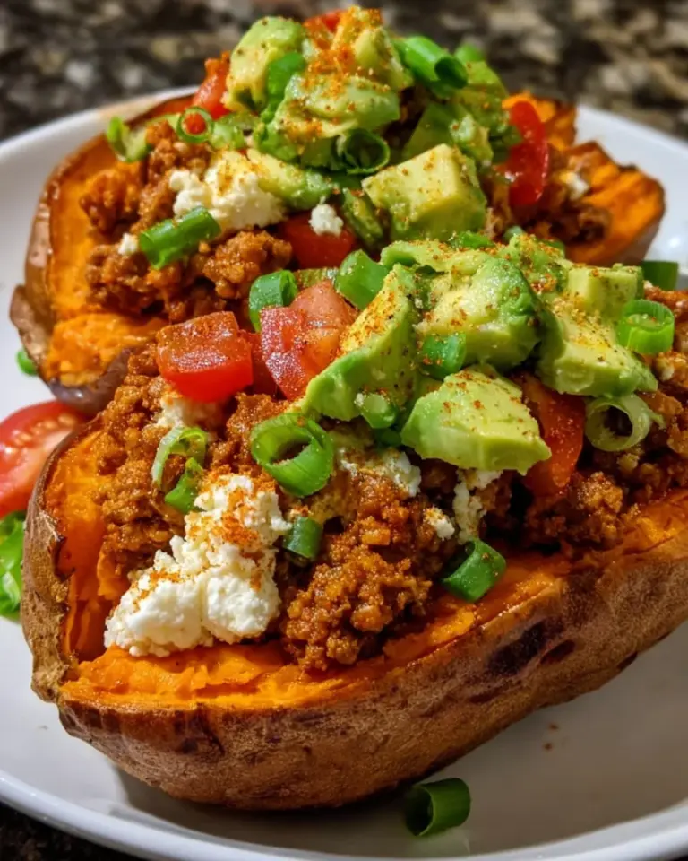 Cozy Taco Turkey & Cottage Sweet Potato Boats