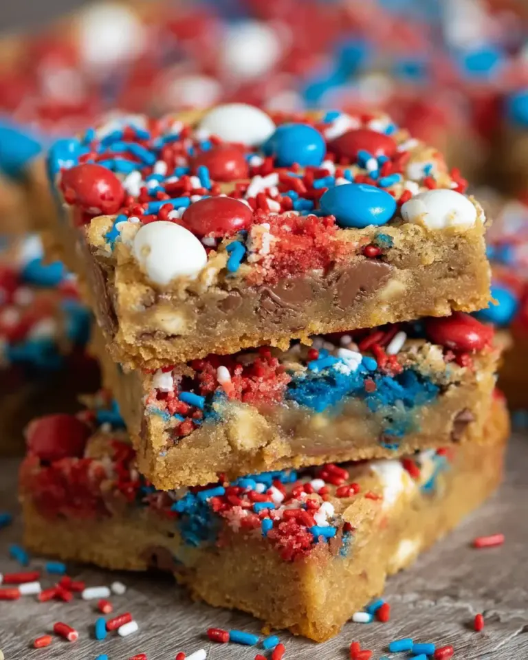 Fireworks Blondies that Sparkle with Flavor!