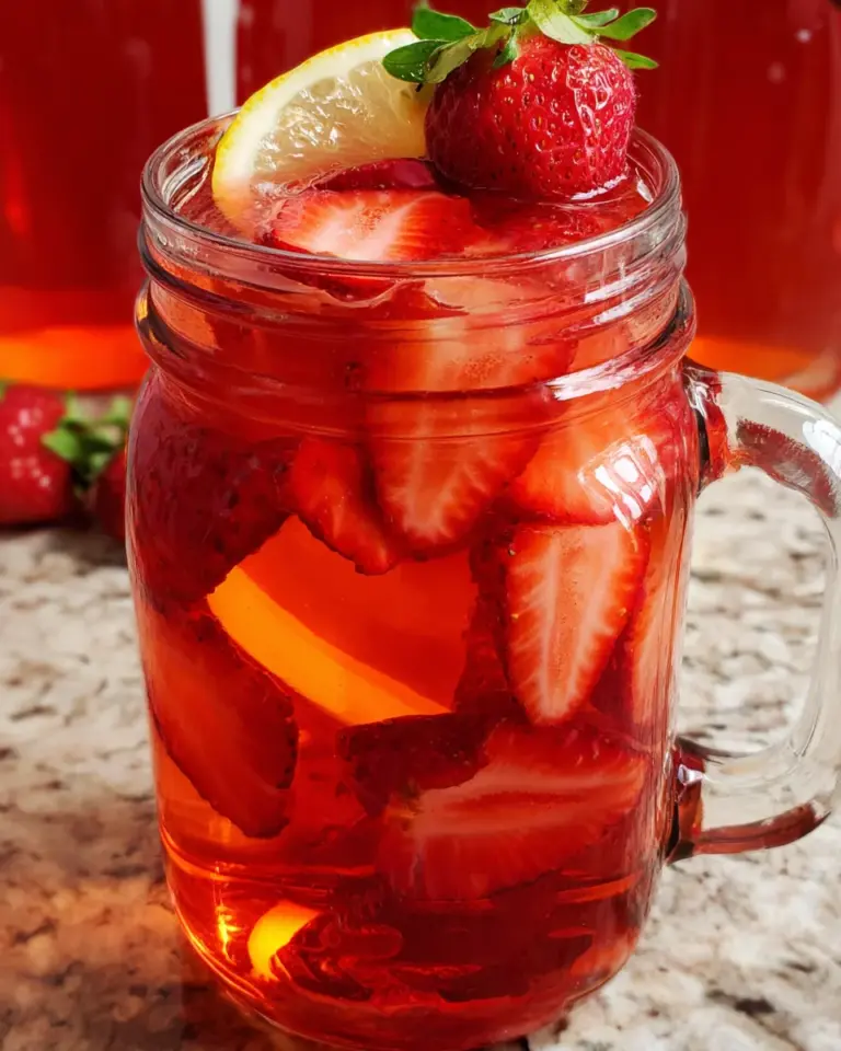 Southern Strawberry Sweet Tea