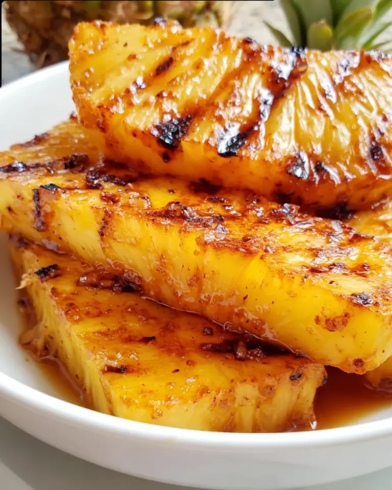 Brown Sugar Grilled Pineapple