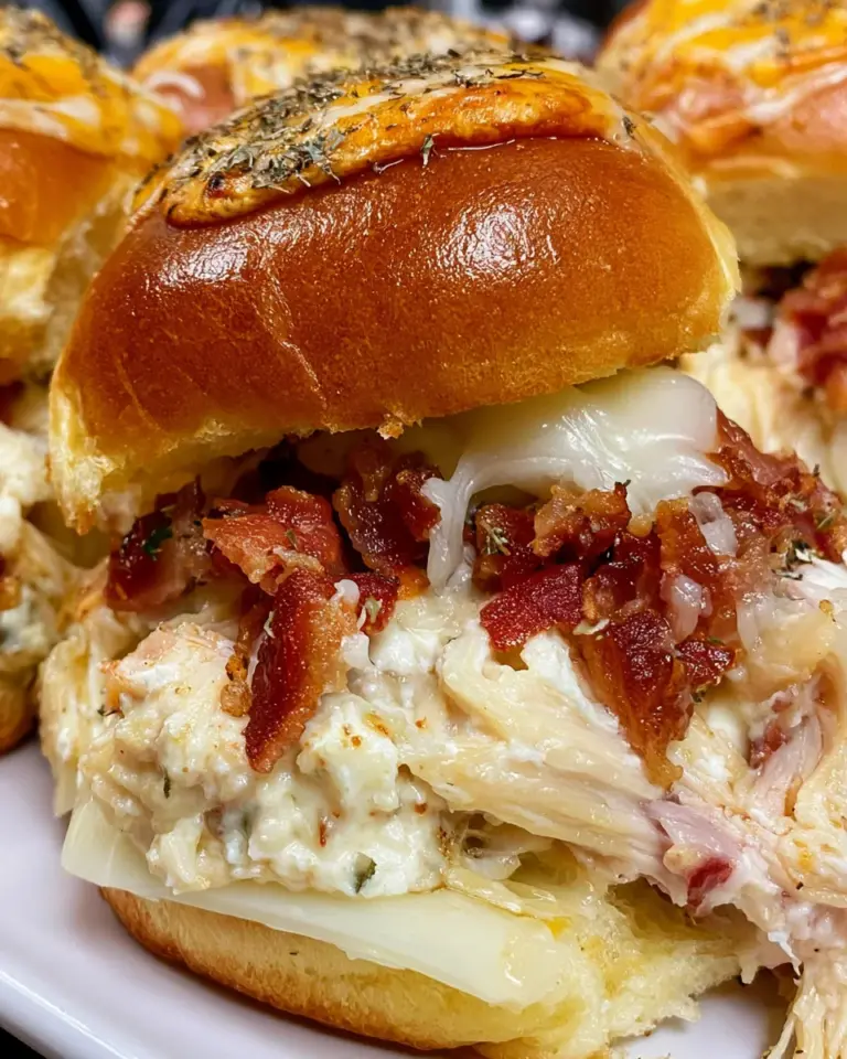 Garlic Parmesan Chicken Sliders