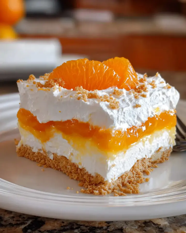 No Bake Orange Dreamsicle Lasagna: A Sweet Delight!