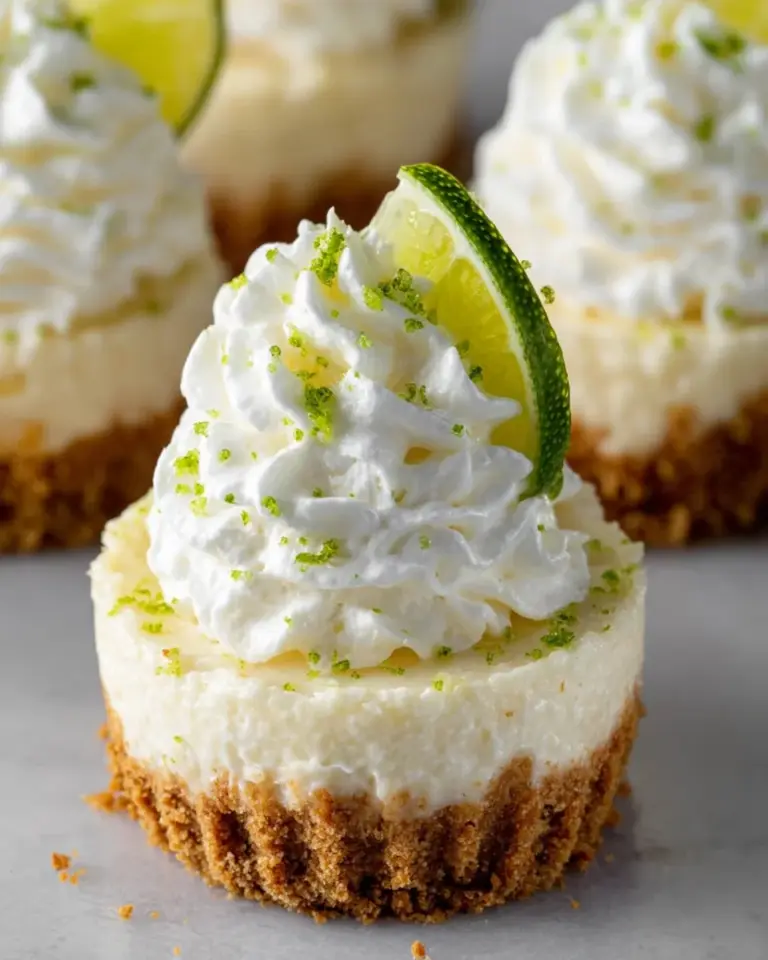 No Bake Mini Key Lime Cheesecakes Delight in Every Bite!