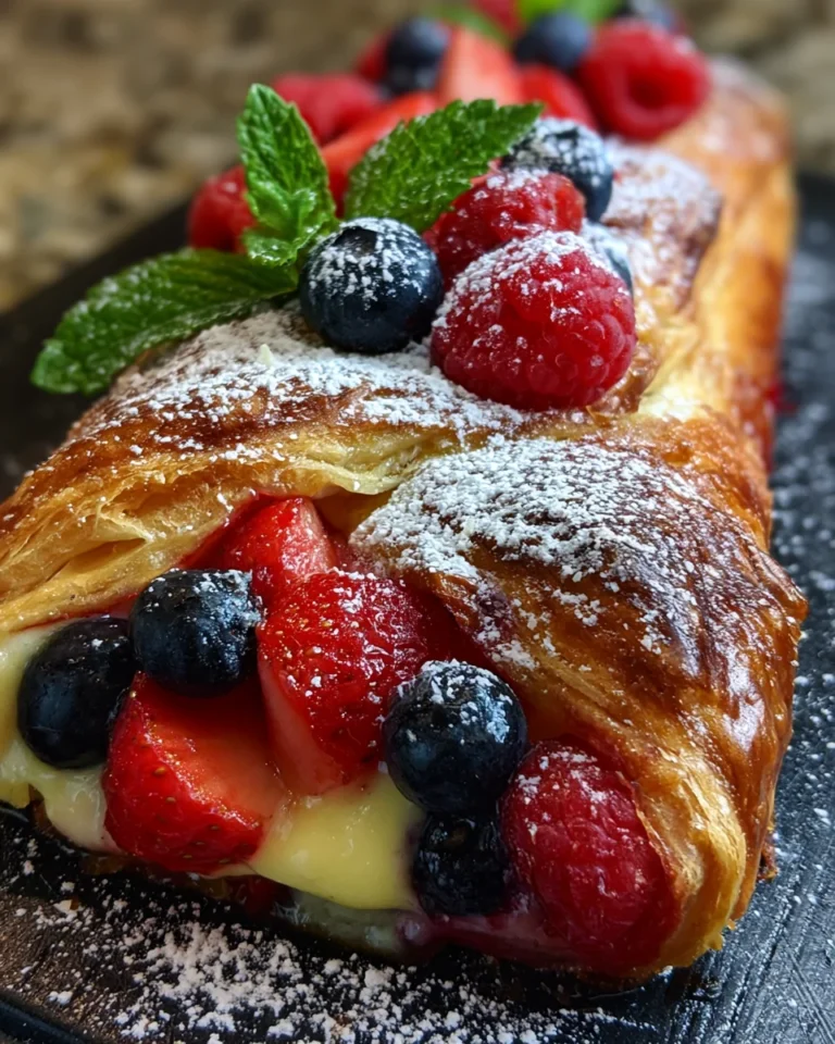 Berry Custard Strudel: Discover This Irresistible Treat!