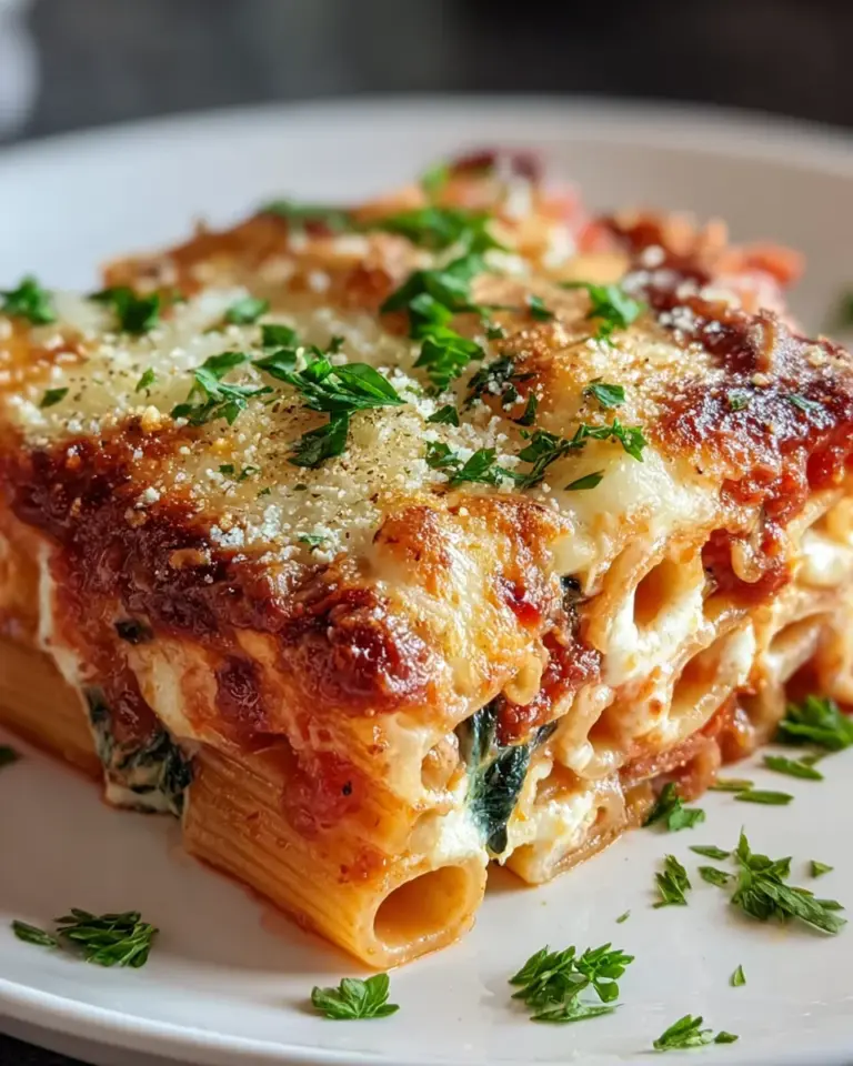 Spinach & Ricotta Pasta Bake: A Comforting Recipe Delight