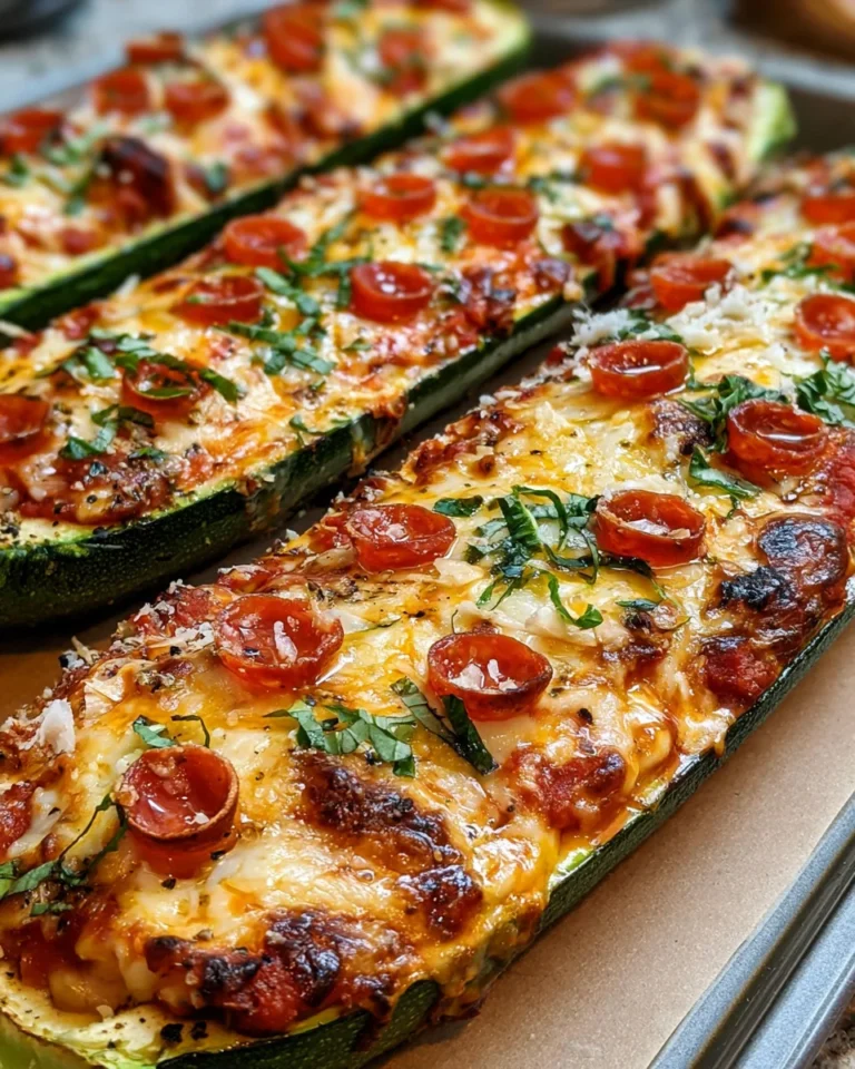 Pizza Zucchini Boats: A Delicious Low-Carb Delight!