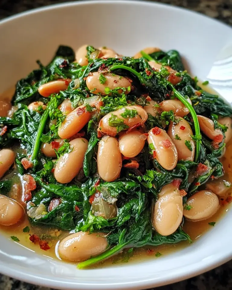 Spinach and White Beans: A Delightful Healthy Recipe!