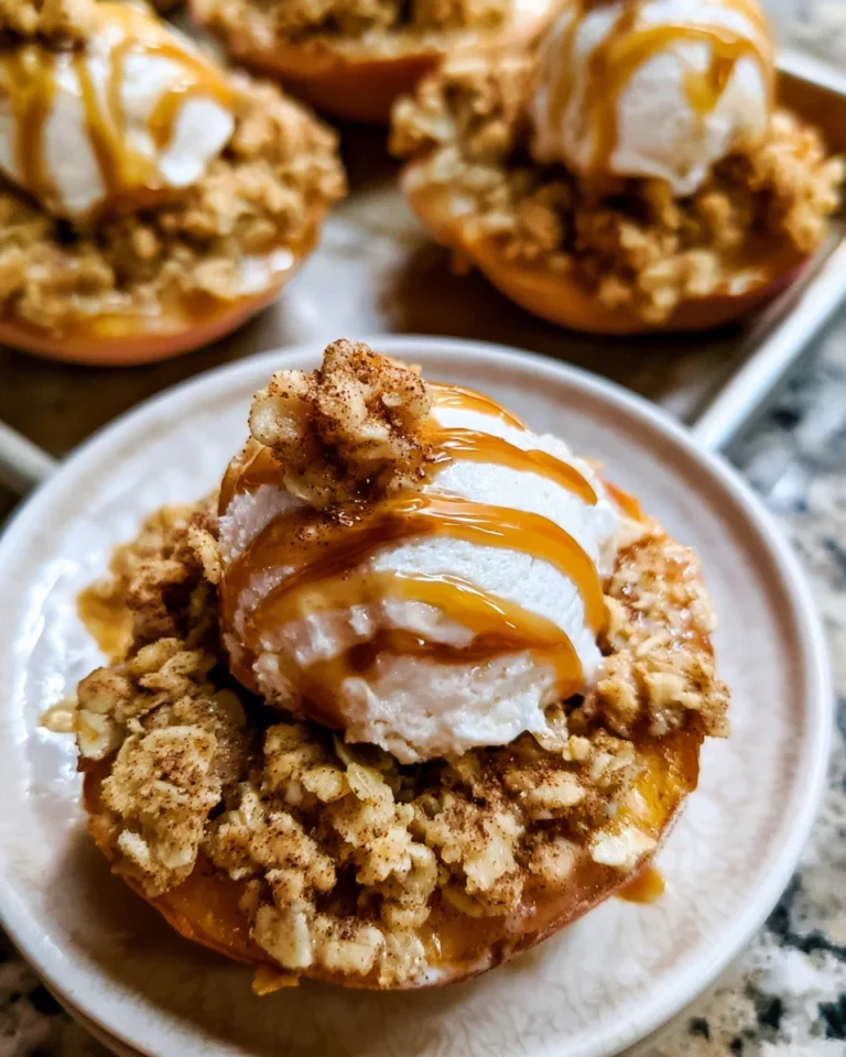 Baked Peaches: Delight in This Irresistible Treat!