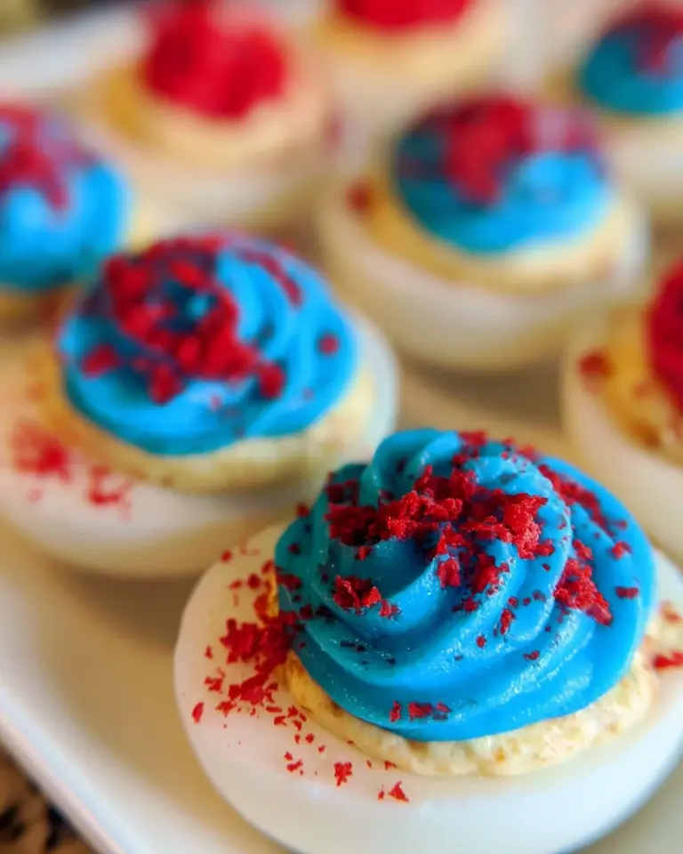 Fourth of July Deviled Eggs: A Festive Treat to Impress!