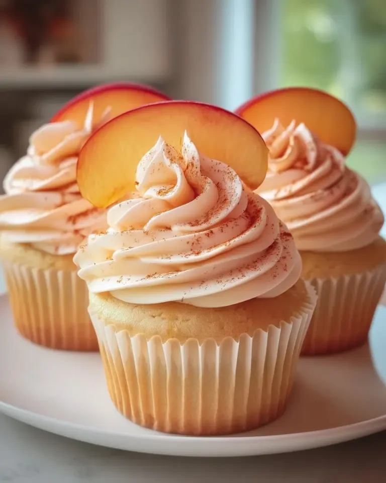Minute Peach Bellini Cupcakes: Indulge in Blissful Bites!