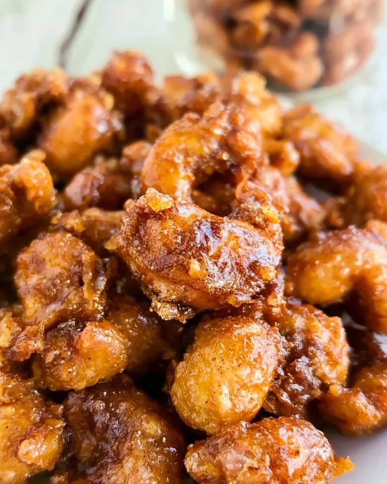 Cinnamon Sugar Candied Cashews: Irresistibly Sweet Snack!