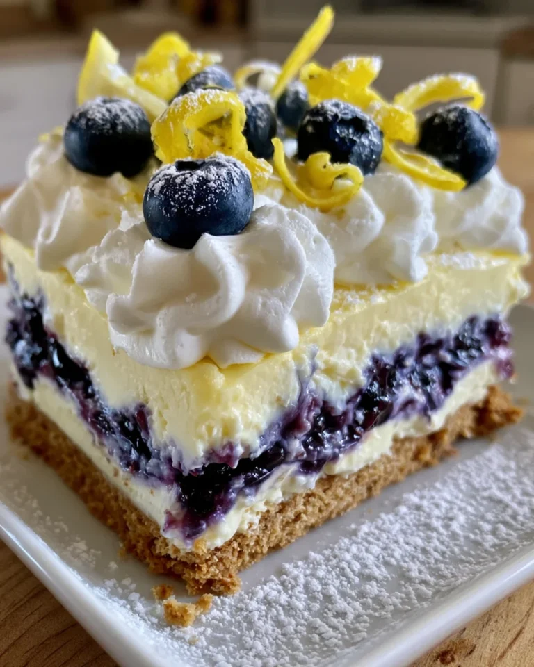 Lemon Blueberry Layered Delight