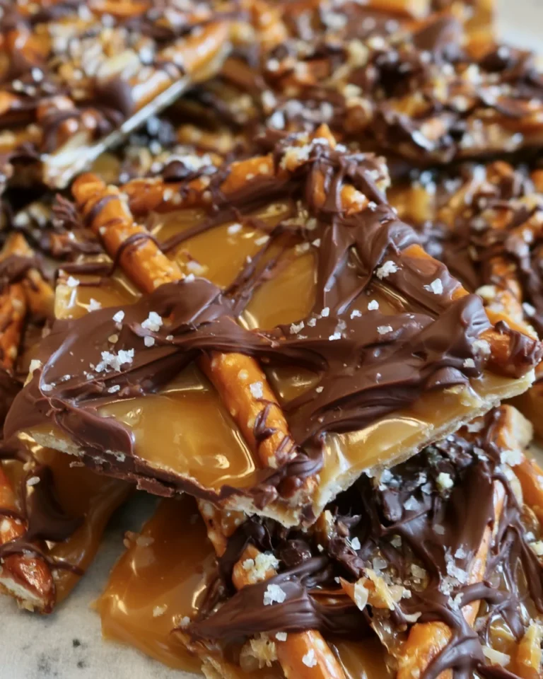 Salted Caramel Pretzel Bark: Indulge in Every Bite!
