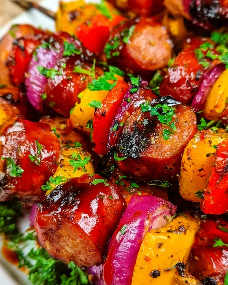 Grilled Sausage Kabobs