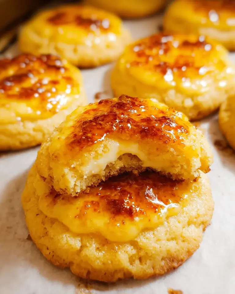 Crème Brûlée Cookies