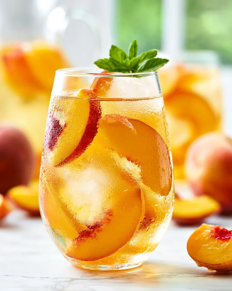Peach Sangria: Refreshing Recipe for Summer Sipping!