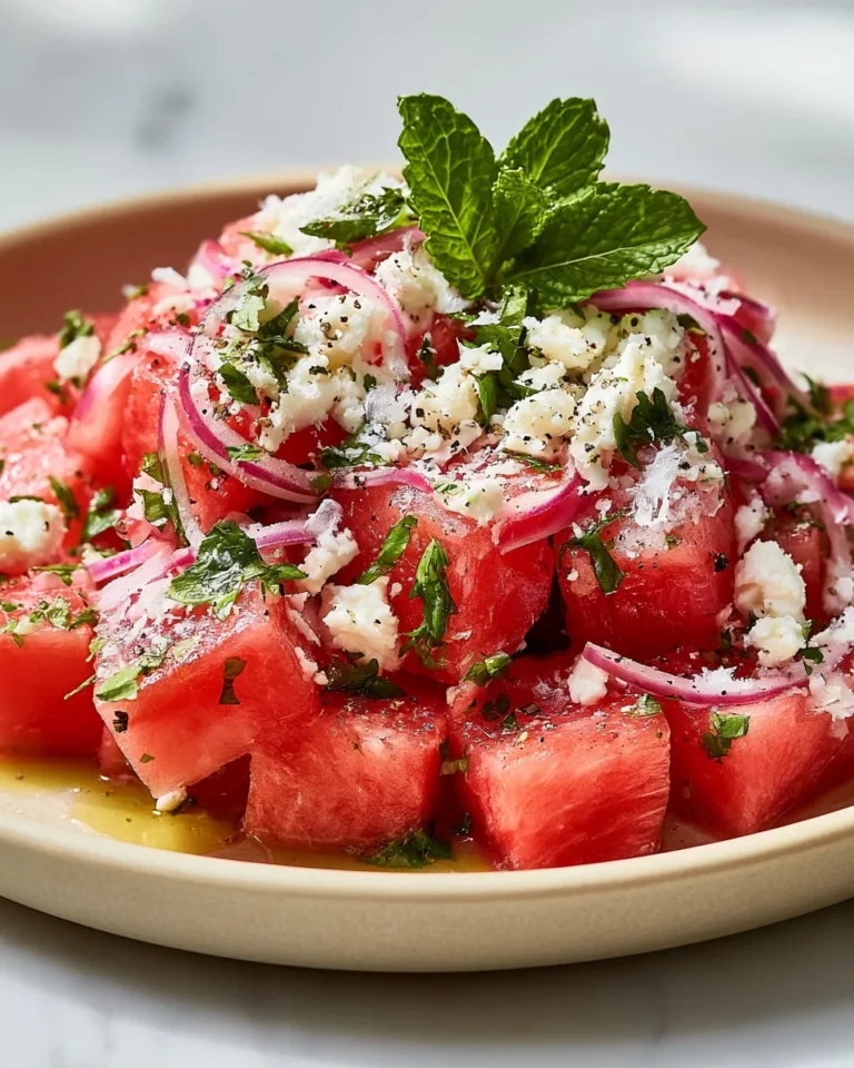 Watermelon and Feta Salad: A Refreshing Summer Delight!
