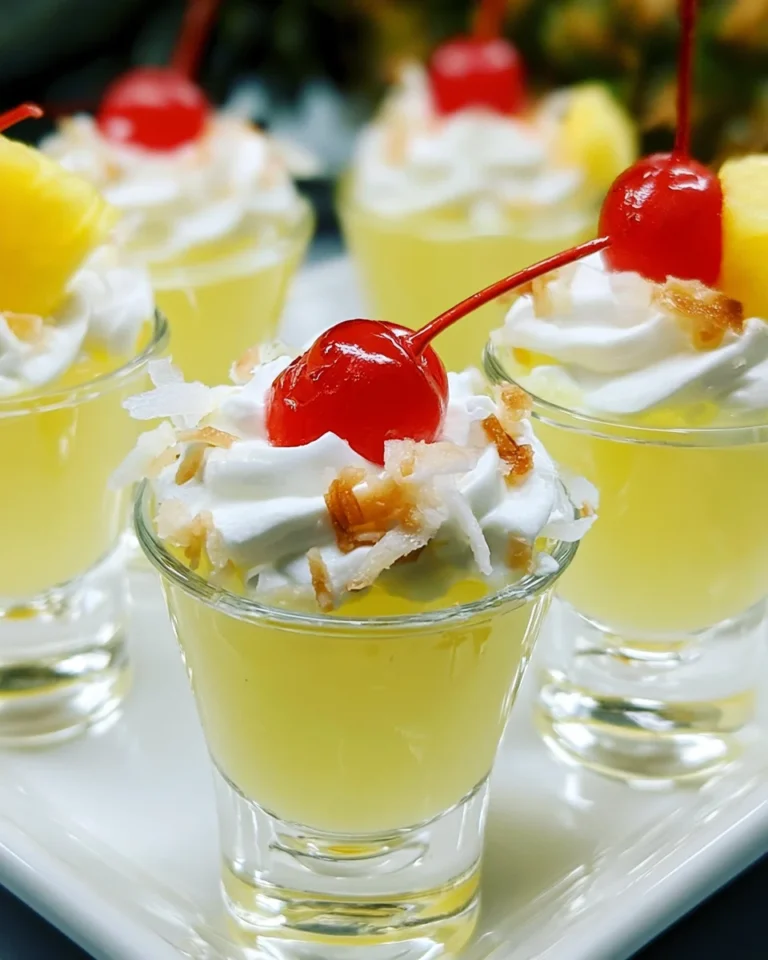 Pina Colada Jello Shots
