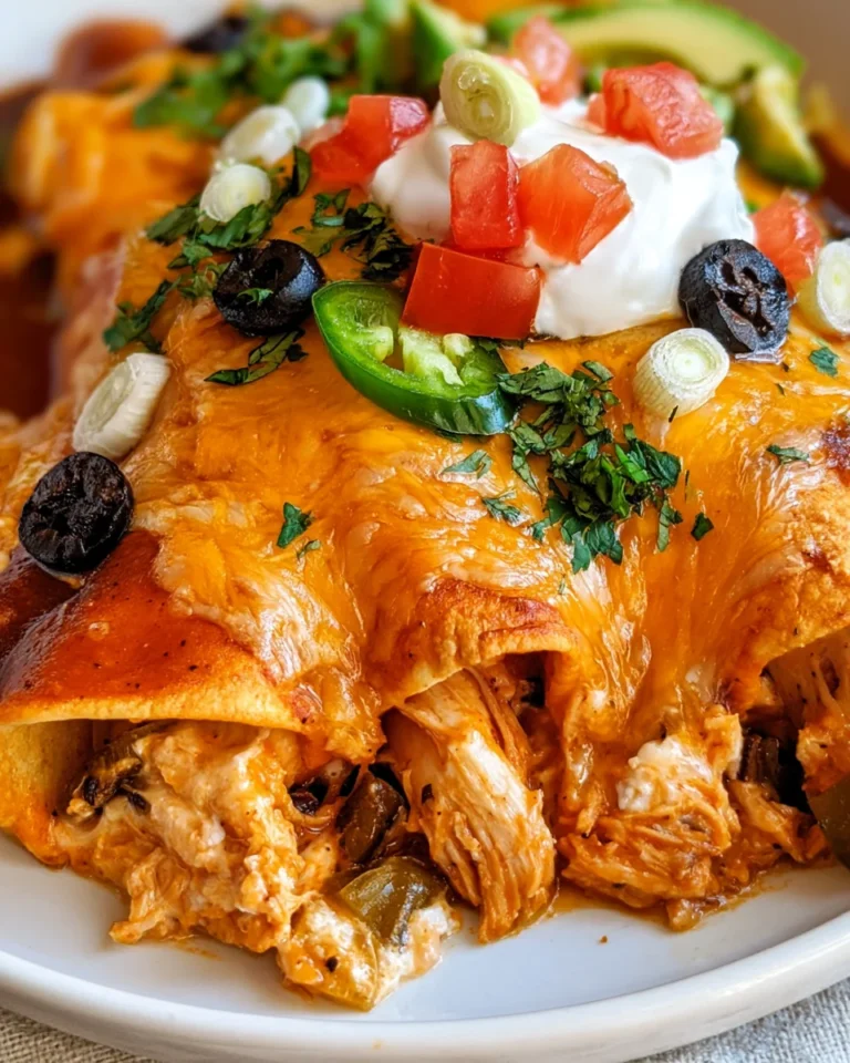 Cream Cheese Chicken Enchiladas